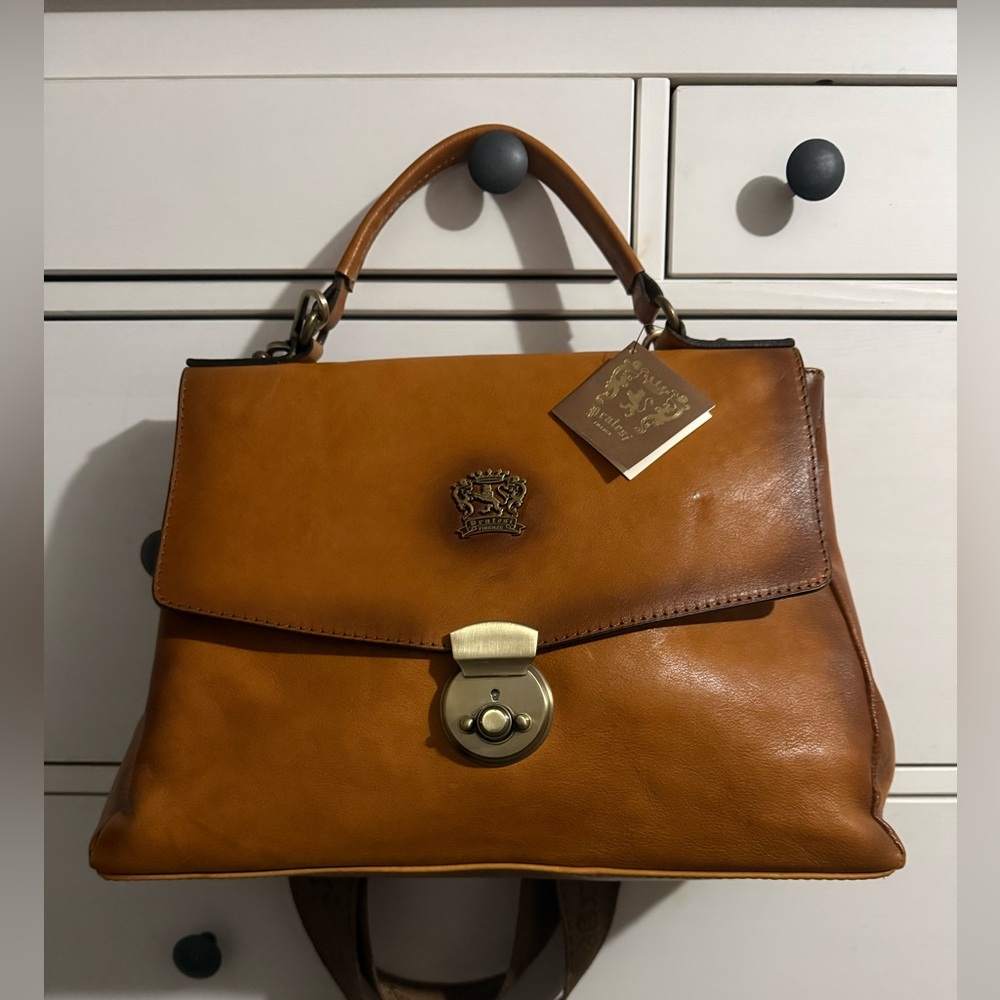 PRATESI crossbody guitar strap messenger bag NWT
